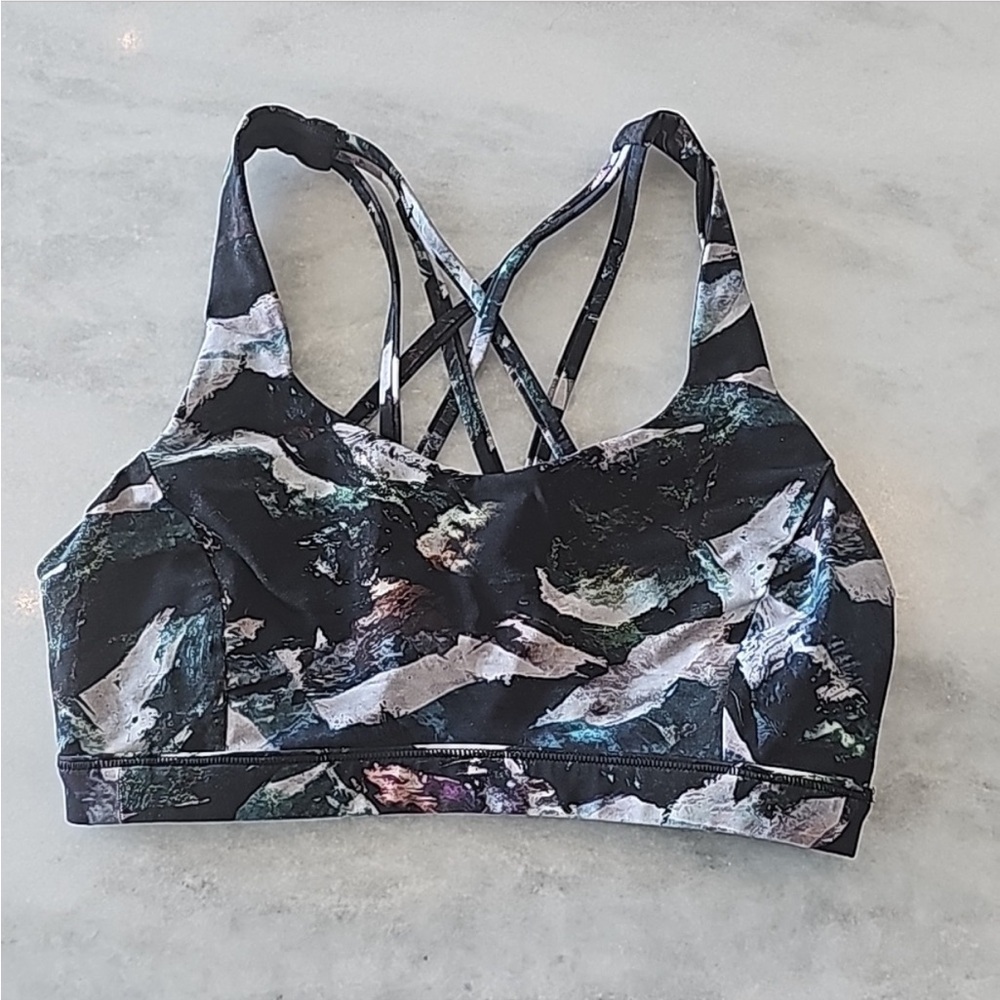 Lululemon Free To Be Serene Bra in Glacier Camo Starlight Multi